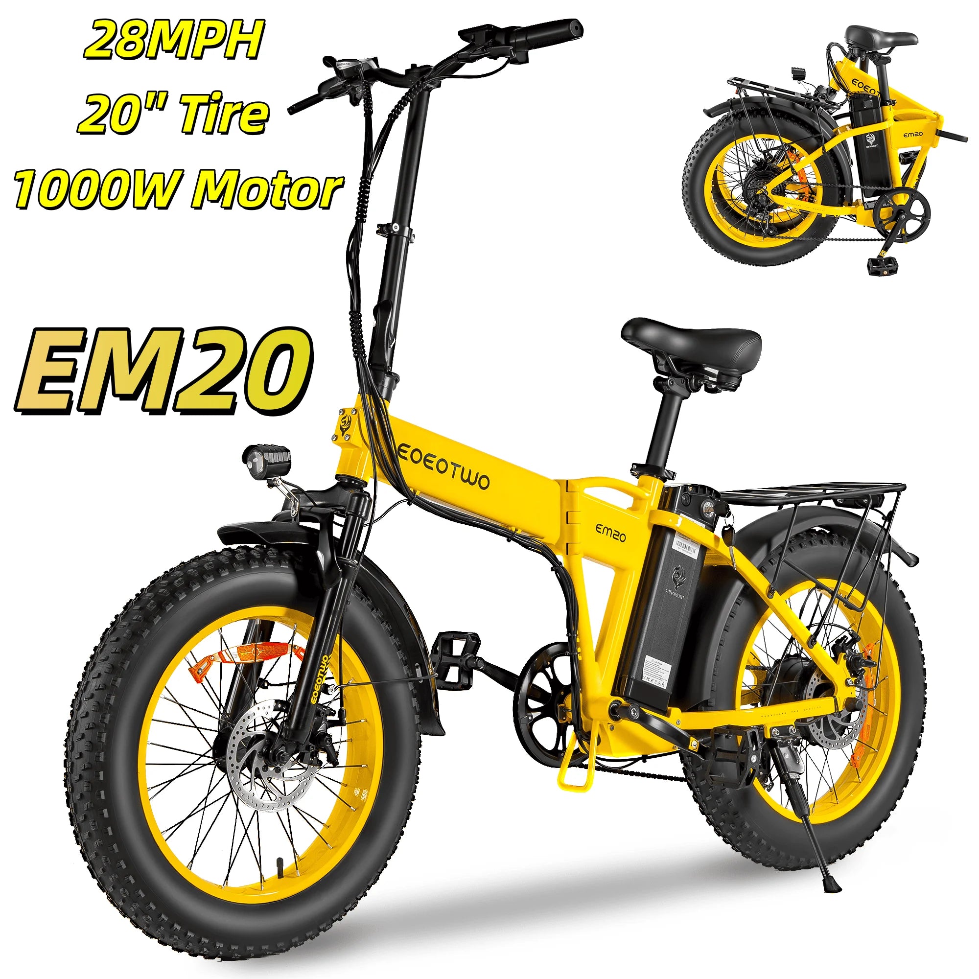 1500W Electric Bike 48V 15Ah Battery 26" 4.0 Fat Tire Ebike 34MPH High Speed Mountain Bicycle Off-Road Snow Bike for Adults