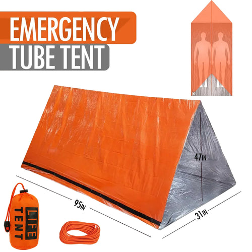 2 Person Emergency Tent Casa De Waterproof Camping Travel Pergola Family Campaign House Tourist Tents Cool Gear Equipment Coat